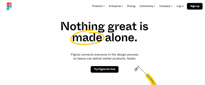figma home page
