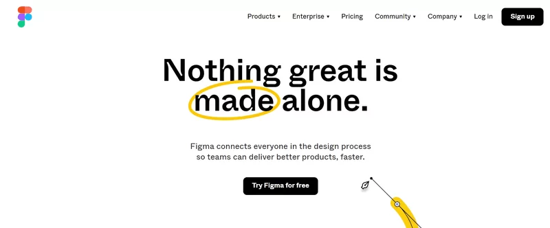 figma home page