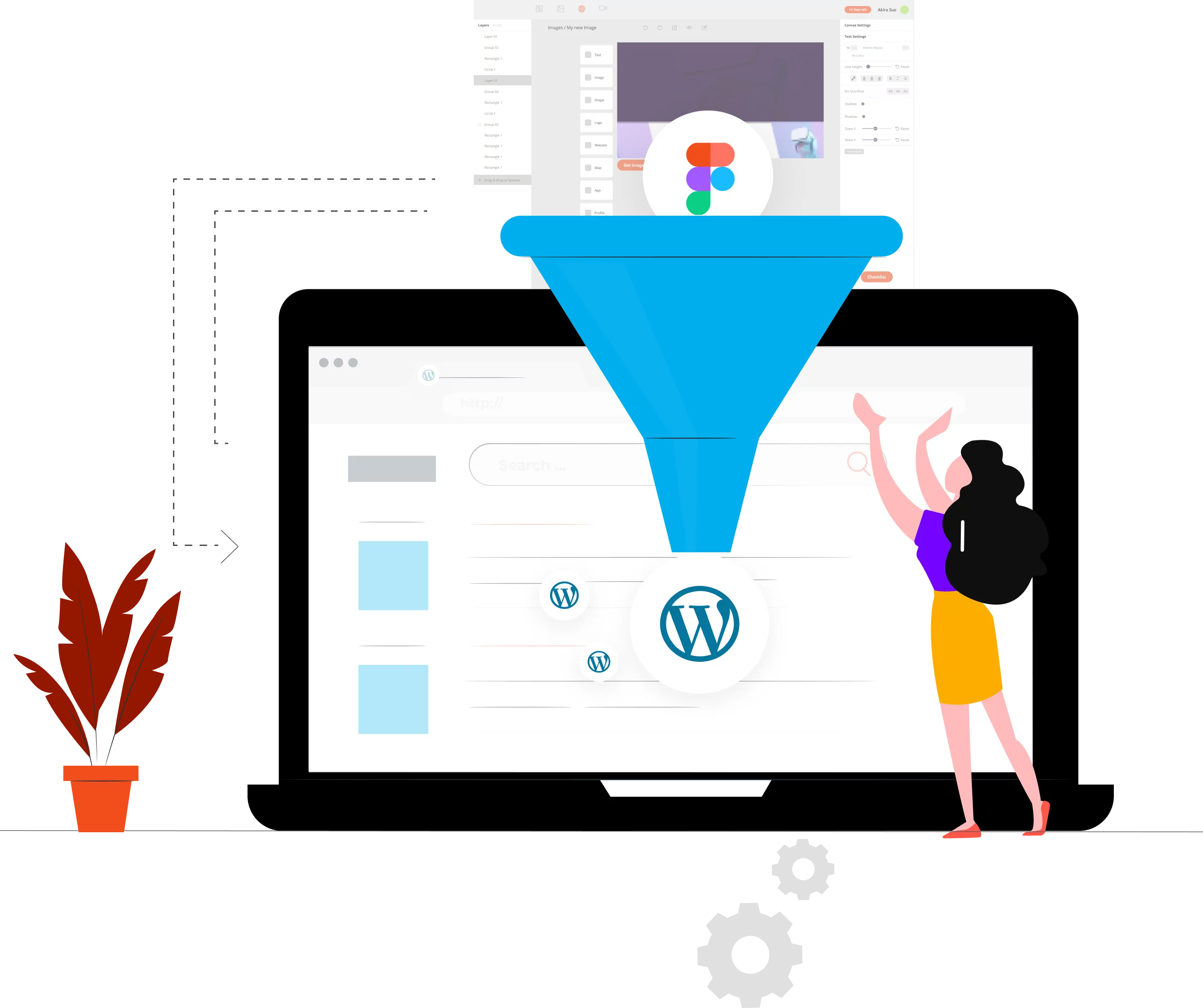 Figma to WordPress conversion