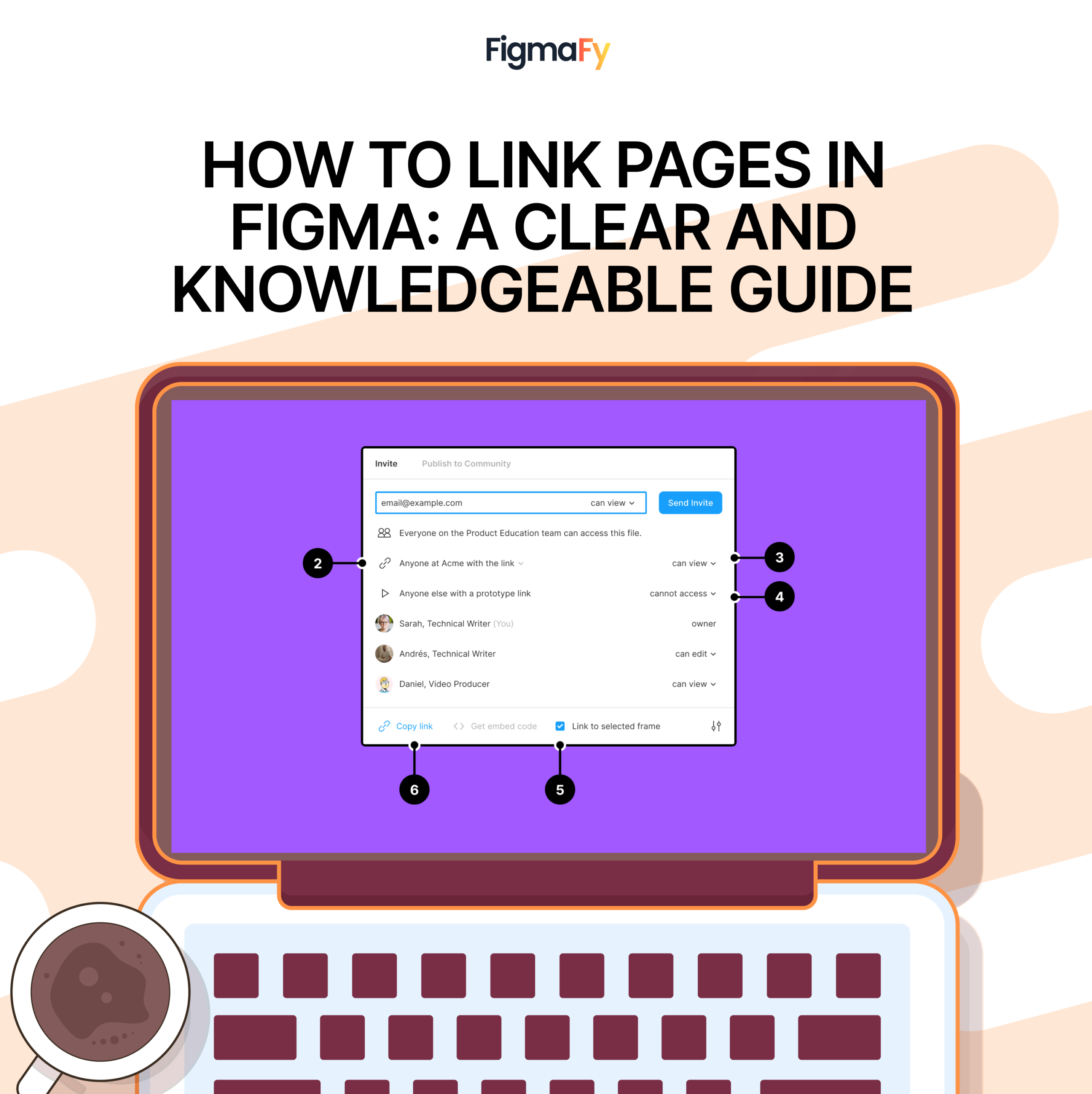 how to link pages in figma